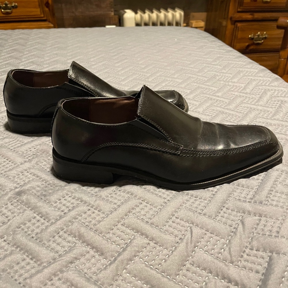 MENS BLACK BASS AND CO DRESS SHOES